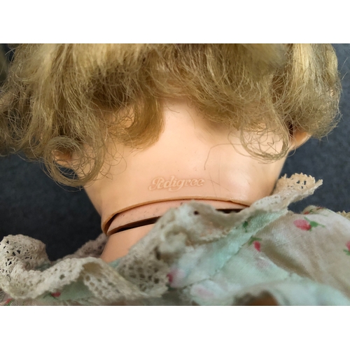 2068 - A K&W Germany doll numbered 122/7 with jointed body, 54cm long (damage to head) and another jointed ... 