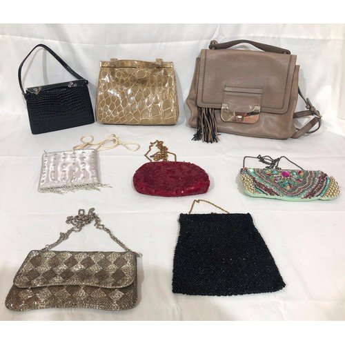 2280 - 8 vintage ladies' handbags