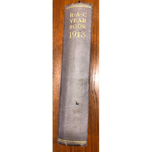 2337 - A Royal Automobile Club Year Book 1913 and 2 pairs of opera glasses, (larger pair dented to rims and... 