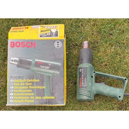 2352 - A Bosch PHG 520 drill and a Bosch PSS 230 sander.