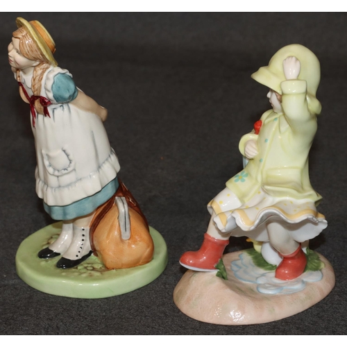 34 - 2 Royal Doulton figurines 