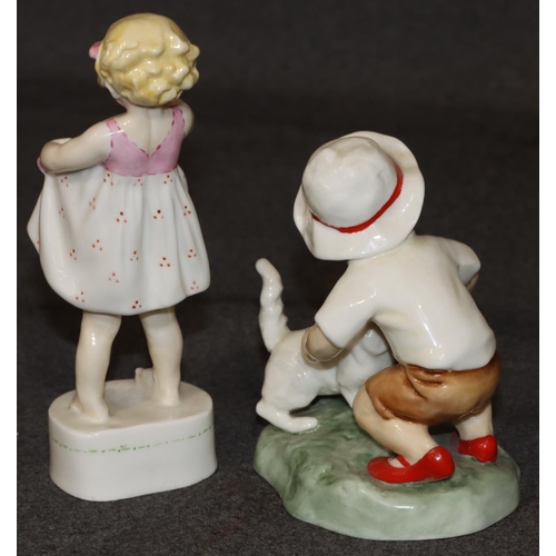 38 - 2 Royal Worcester figurines 