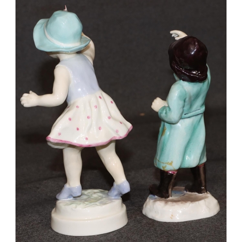 39 - 2 Royal Worcester figurines 