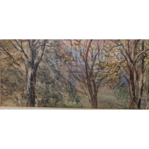 184 - P C Barnes, 19th Century watercolour, 28cm x 40cm, 