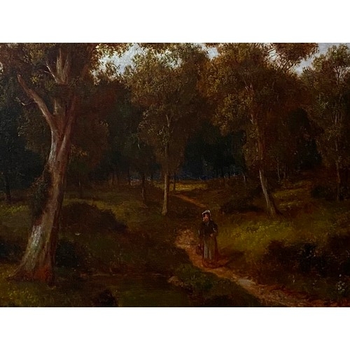 2366 - A 19th Century oil on canvas in gilt frame 87cm high 67cm wide