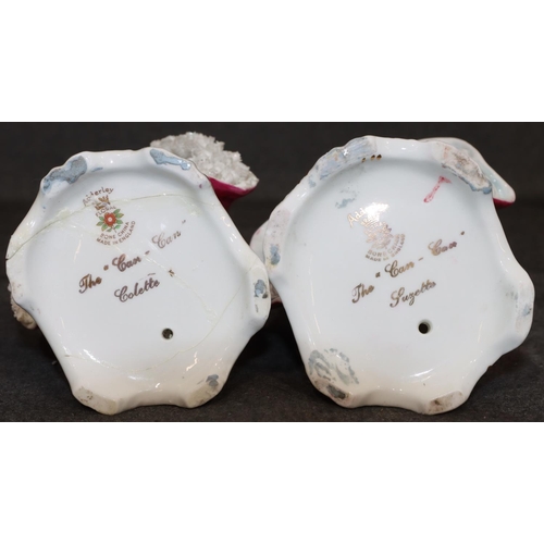 45 - A pair of Adderley porcelain figures 