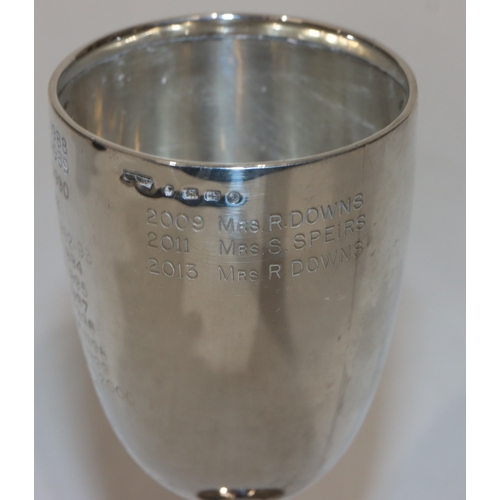 249 - A Victorian Birmingham silver trophy inscribed 