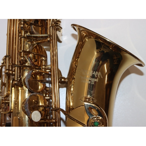 812 - An Earlham Professional Series 2 Saxophone (cased)