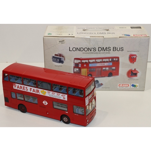 871 - A Gilbow 1:24 scale die-cast Daimler DMS Bus London Transport (boxed)