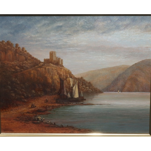 138 - Brian Terry, a pair of oil on boards, 19cm x 24cm, depicting marine scenes, both signed, in gilt fra... 