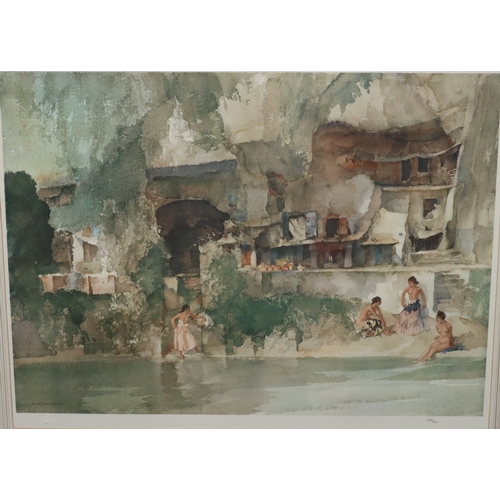 141 - A limited edition William Russell Flint coloured print, 54cm x 71cm,  