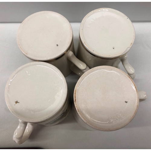 6011 - A  pair of 20th century Grenadier silver plated hunting boots shot measures with white liners. Marke... 