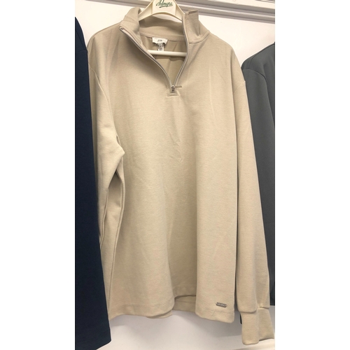 6016 - 4 as new men's tops, all with retail tags. 2 River Island Long Sleeve Slim Fit Smart Twill Funnel Ne... 