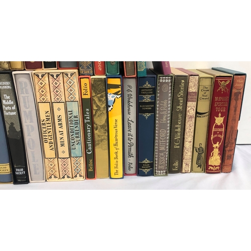 6024 - A quantity of Folio Society books with sleeves (2 sleeves missing), including, Cautionary Tales, Hum... 