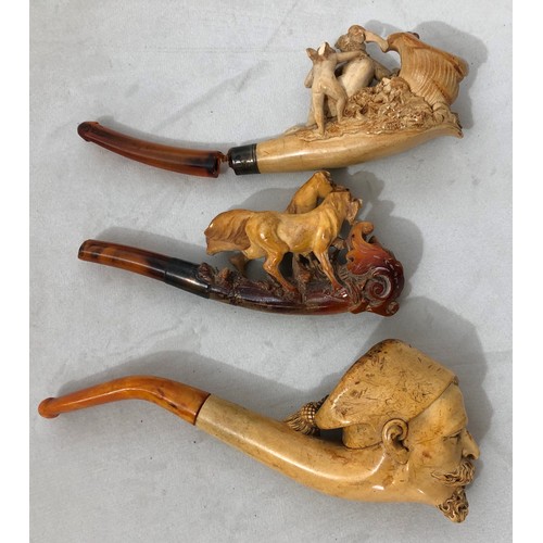 6049 - 7 various pipes, some cased, all a/f.