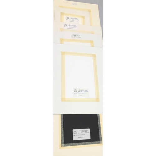 6130 - A portfolio of 16 coloured coastal photographs by Graham Habbin, all labelled to reverse