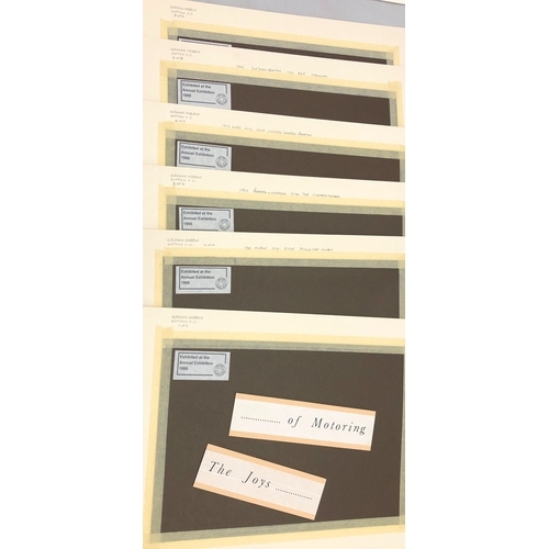 6134 - A portfolio of coloured photographs, mostly  by Graham Habbin, some labelled to reverse