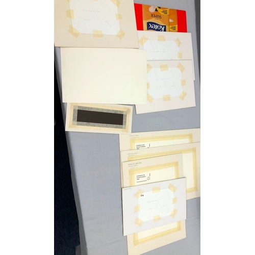 6134 - A portfolio of coloured photographs, mostly  by Graham Habbin, some labelled to reverse