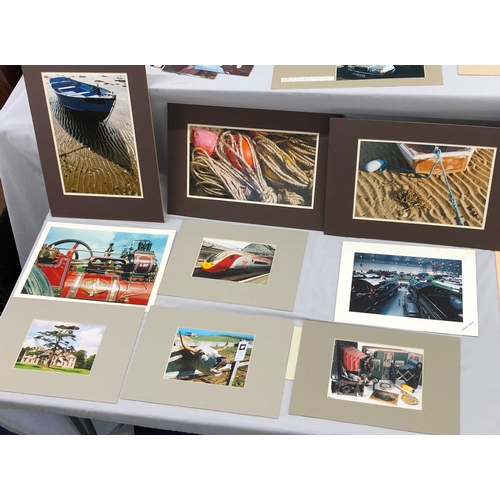 6134 - A portfolio of coloured photographs, mostly  by Graham Habbin, some labelled to reverse