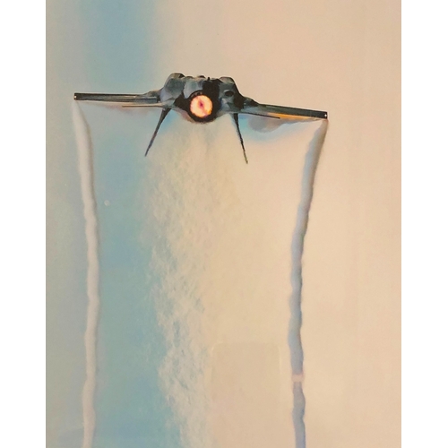 6112 - 4 various aviation prints, largest, 32.5 x 45.5cm, all framed.