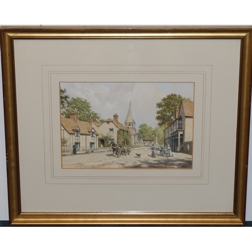 108 - J L Chapman, local watercolour, 18cm x 26cm, 