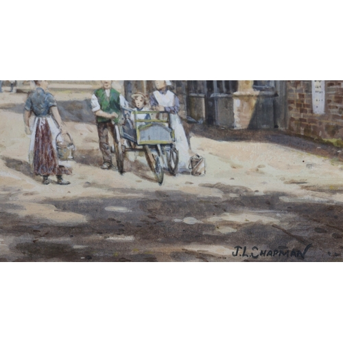 108 - J L Chapman, local watercolour, 18cm x 26cm, 