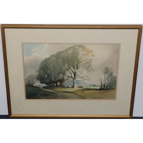 116 - Geoffrey Clarke, watercolour, 30cm x 44cm,  