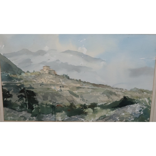 120 - Everington, Continental watercolour, 35.5cm x 54cm, 