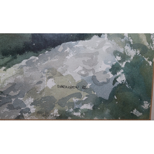 120 - Everington, Continental watercolour, 35.5cm x 54cm, 