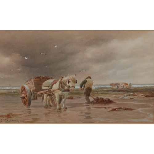 126 - John MacPherson (Exh. 1865-1884), watercolour, 16.5cm x 25cm, 