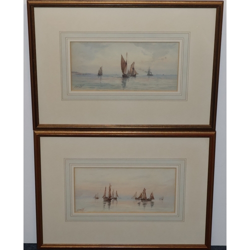 127 - Frank Dobson (1887-1963), pair of watercolours, 11.5cm x 24.5cm, 
