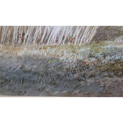 128 - William Wilde (1826-1901), watercolour, 21cm x 34cm, 