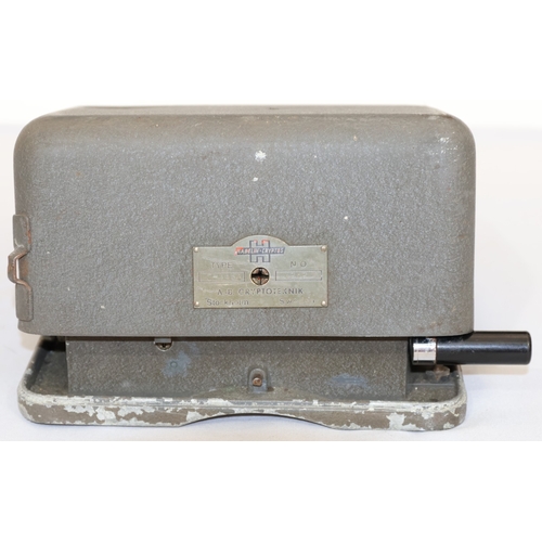 A Hagelin C446A Cipher machine, Swedish circa 1949, labelled Koopman ...
