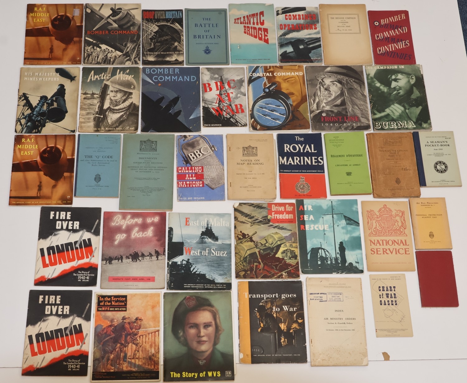 World War II HMSO pamphlets, Operations on Military and Home Fronts