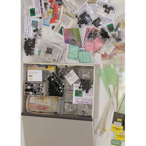 A large quantity of various bus parts, including wheels etc.