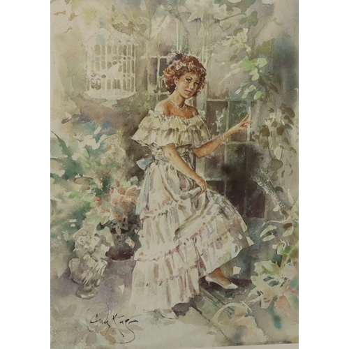 9190 - A pair of Gordon King limited edition prints, 41 x 28cm, in matching frames. (2)