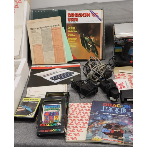 A Dragon 32 Home Computer, Serial No. 006915 DG with original box ...