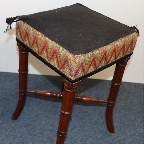 3001 - A small tilt-top table, top 53cm x 37.5cm, 70cm high (top not attached, marks to top and old woodwor... 