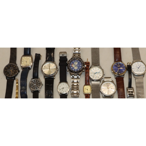 3020 - A quantity of various wristwatches including Michael Kors, Sekonda, Lige, Globenfeld, Thomas Calvi, ... 