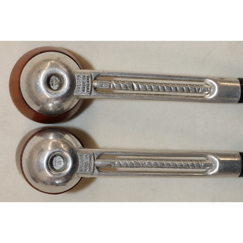 3033 - 7 various pipes (2 Falcan, Smokecraft, Bruyere, Real Briar Nose Warmer, Ronson, D. Plum) and 2 pipe ... 