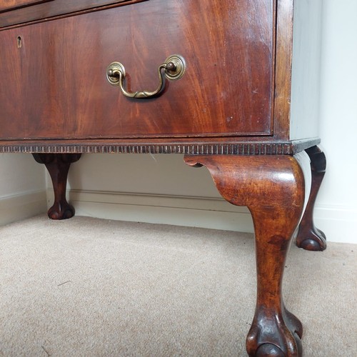 3011 - THIS LOT IS NOT HELD BY PFW. A mahogany bureau, 3 drawers, interior writing slope with leather inser... 