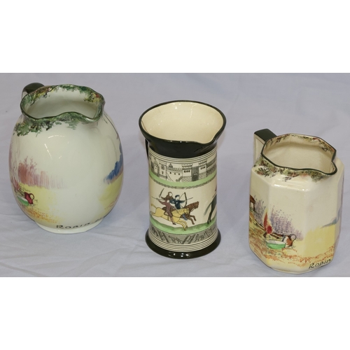 19 - A Royal Doulton Series Ware round bulbous shaped jug 