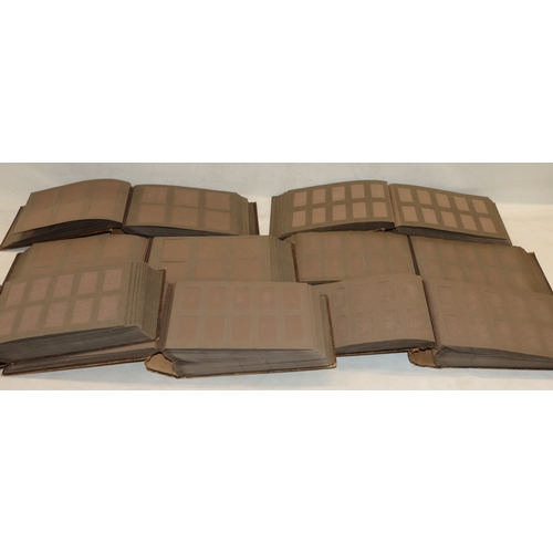 3297 - 7 empty cigarette card albums (some wear).