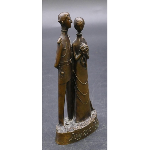 4054 - Philip Kemp, small bronze group 