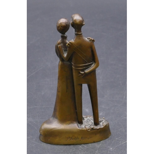 4054 - Philip Kemp, small bronze group 
