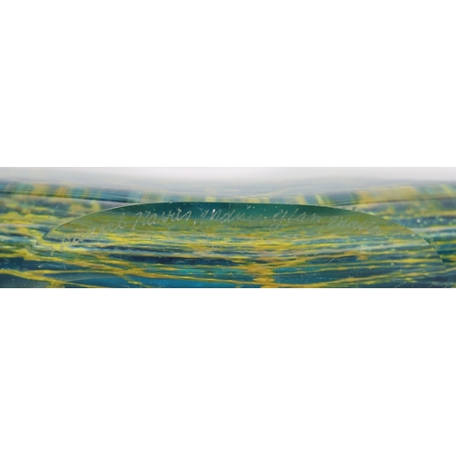 102 - Michael Harris, Mdina Glass, Malta Grizzle Stone 