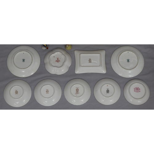 113 - A Royal Crown Derby round scallop shaped pin dish 