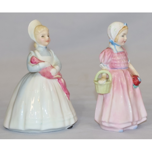 116 - 2 small Royal Doulton figurines, 