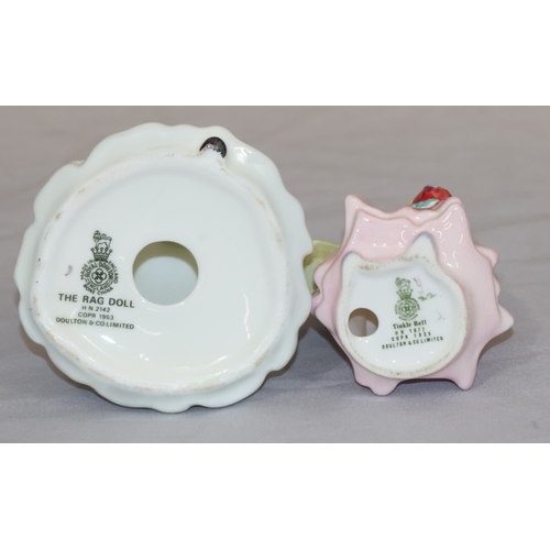 116 - 2 small Royal Doulton figurines, 