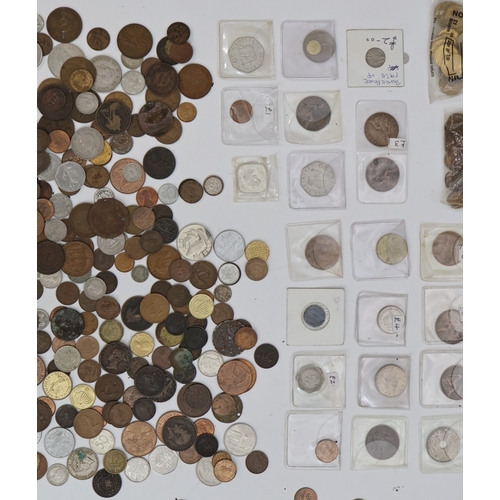 402 - A large quantity of various English and Continental coins